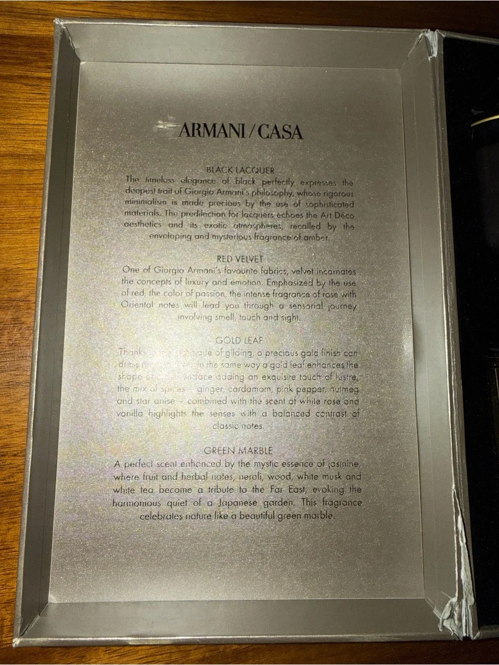 GIORGIO ARMANI / CASA - Pegasus Candle Set w/ Certificate